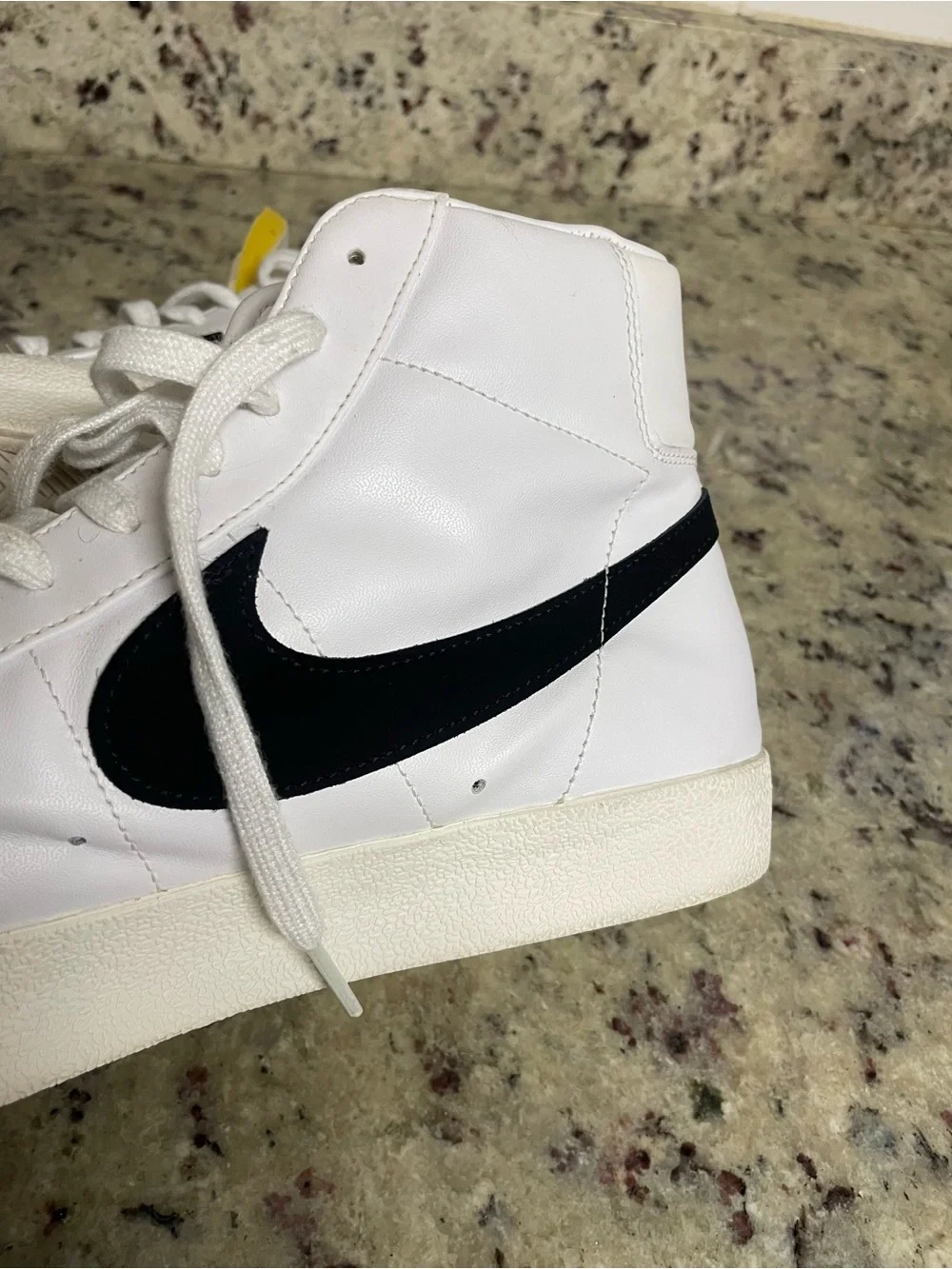Nike white leather